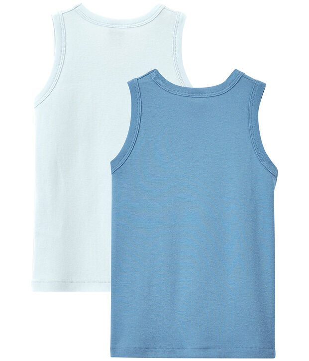Lot de 2 d&eacute;bardeurs gar&ccedil;on unis blanc