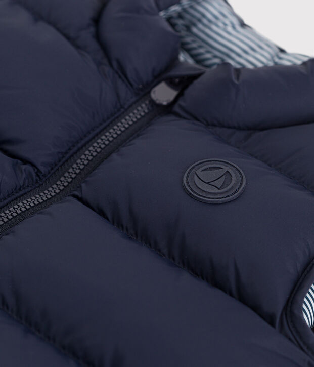 Doudoune sans manches matelass&eacute;e b&eacute;b&eacute; bleu