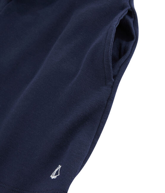Bermuda maille enfant fille bleu SMOKING