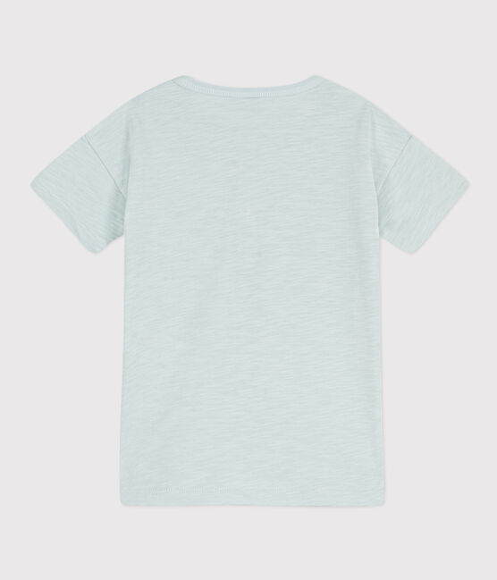 Tee-shirt manches courtes en coton enfant garçon vert BULLE