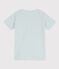 Tee-shirt manches courtes en coton enfant garçon vert BULLE
