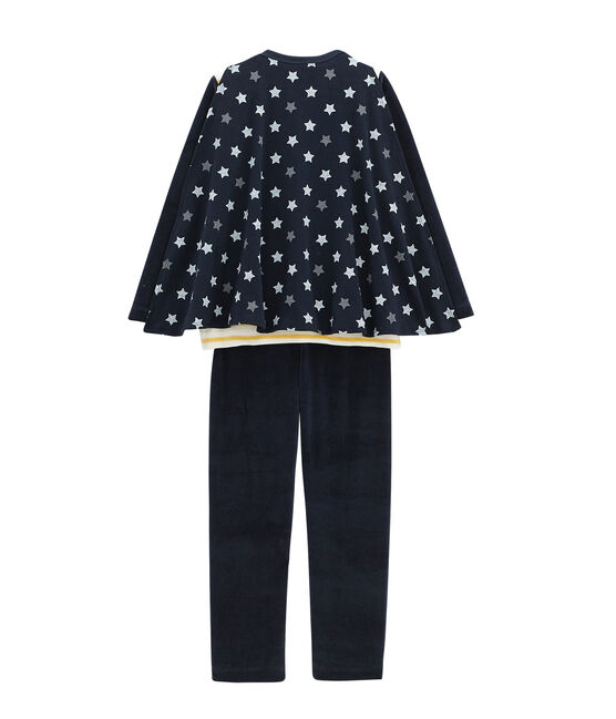 Pyjama petit garçon bleu SMOKING/blanc MULTICO