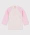 Tee-shirt anti-UV écoresponsable bébé fille/garçon rose MINOIS/blanc MARSHMALLOW