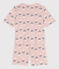 Pyjacourt tulipes en coton femme rose SALINE/blanc MULTICO