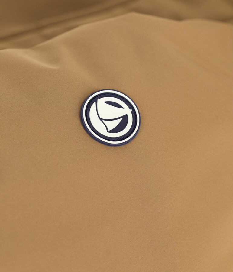 Parka enfant mi-longue unie marron ROCHE