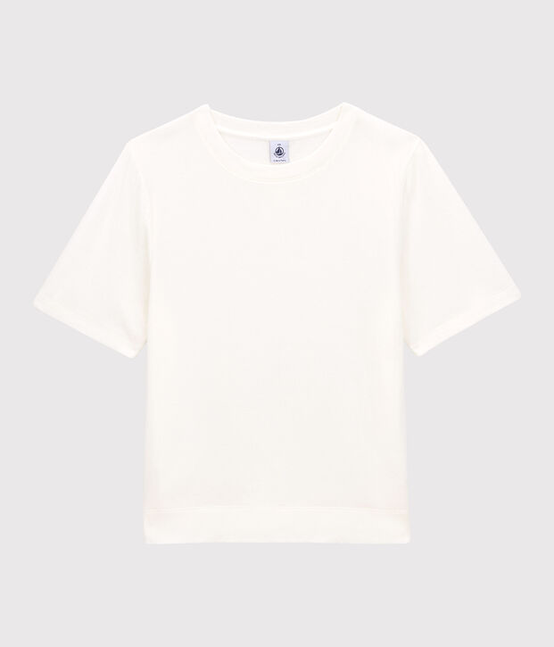 Tee-shirt LE BOXY tubique Femme blanc