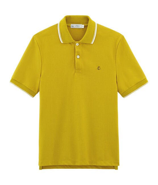 Polo manches courtes homme vert BAMBOO