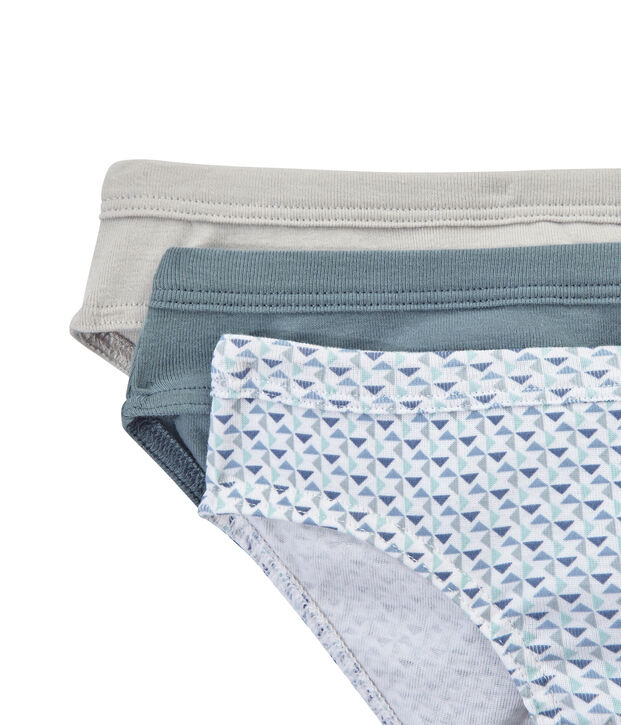 Lot de 3 slips gar&ccedil;on blanc