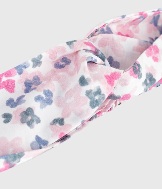 Bandeau enfant en popeline imprimé fleurs MILK/ MULTICO