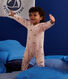 Pyjama en molleton gratté imprimé étoiles et cœurs bébé