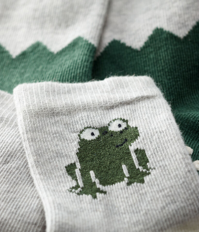 Lot de 2 chaussettes &agrave; motif b&eacute;b&eacute; gar&ccedil;on variante 1