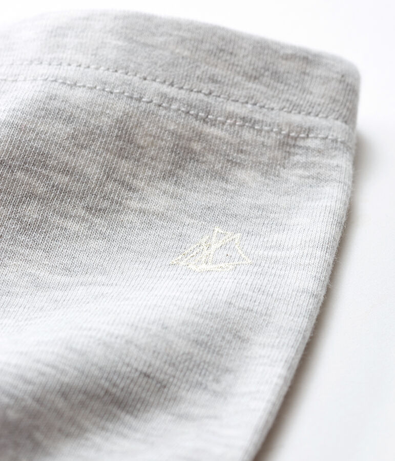 Legging en coton b&eacute;b&eacute;. gris BELUGA CHINE