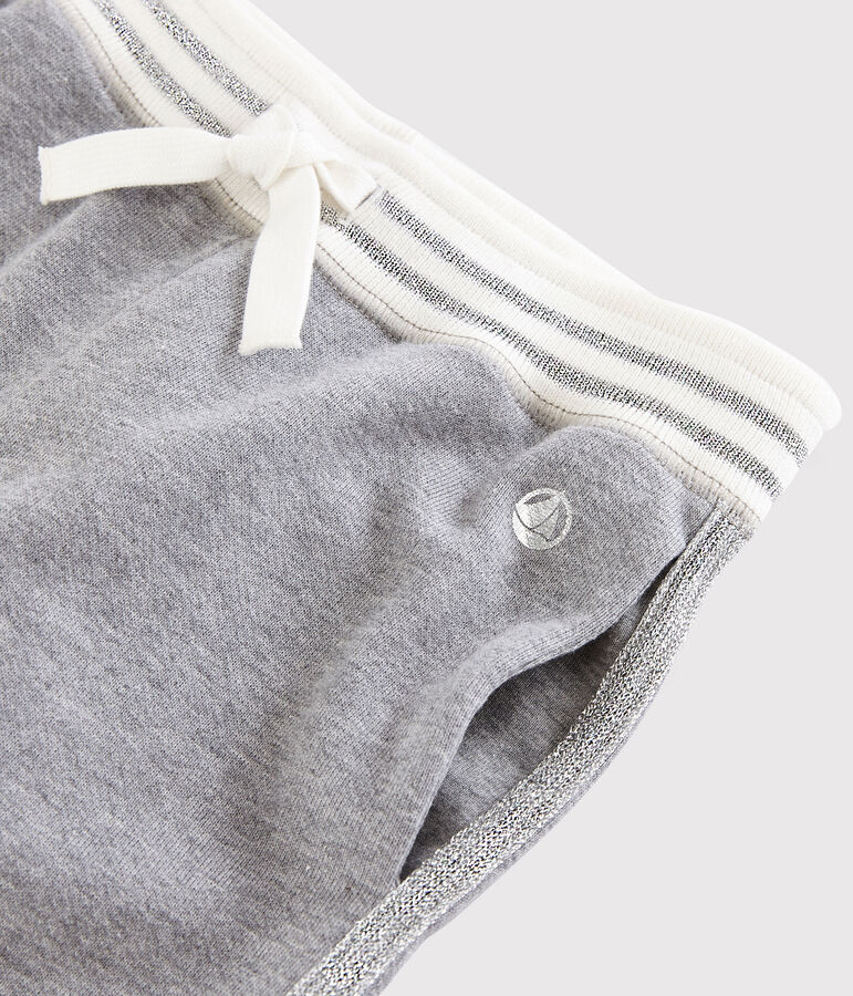 Pantalon de sport enfant fille gris