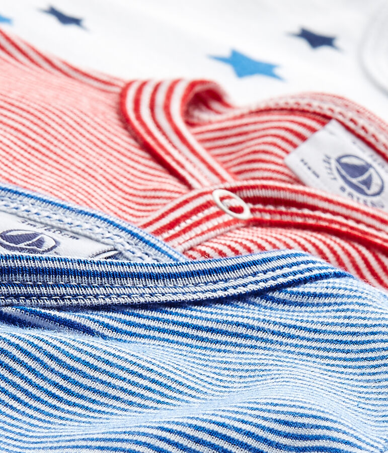 Lot de 3 dors bien b&eacute;b&eacute; gar&ccedil;on blanc LOT