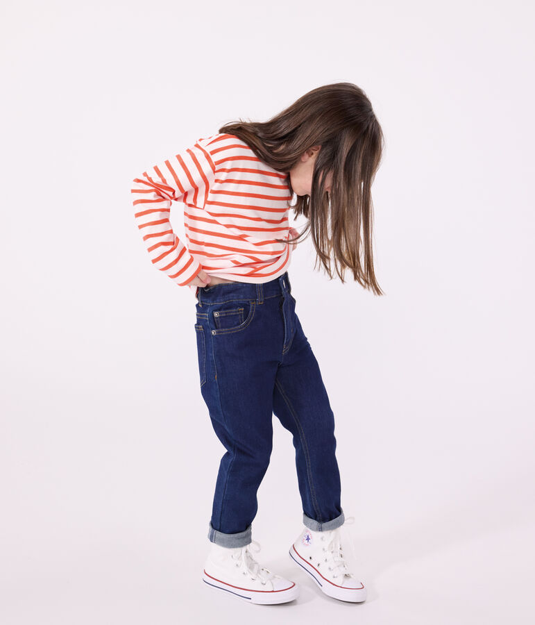 Pantalon slim en denim enfant fille bleu