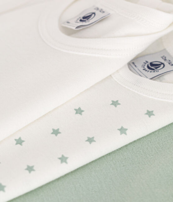 Lot de 3 bodies sans manches en coton bébé variante 1