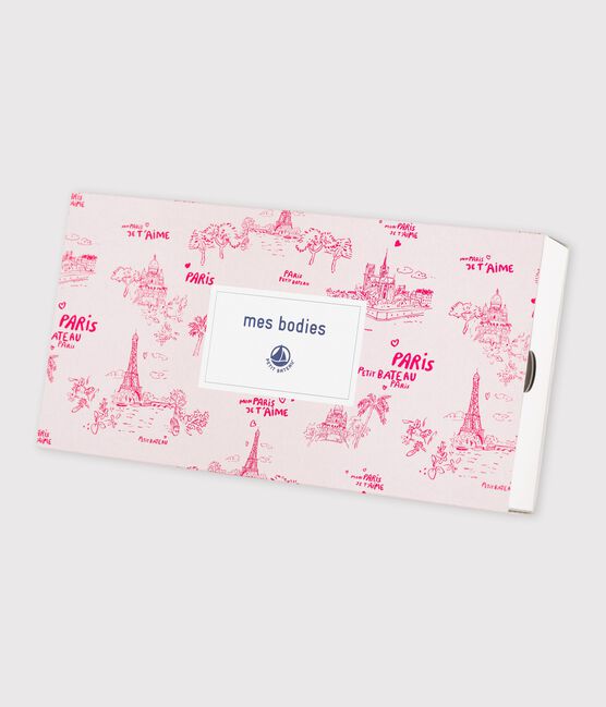 Lot de 5 bodies manches courtes bébé fille variante 1
