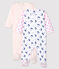 Lot de 2 dors-bien bébé fille en côte variante 1
