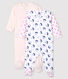 Lot de 2 dors-bien bébé fille en côte