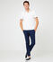 Polo manches courtes 100% coton jersey piqué. blanc MARSHMALLOW