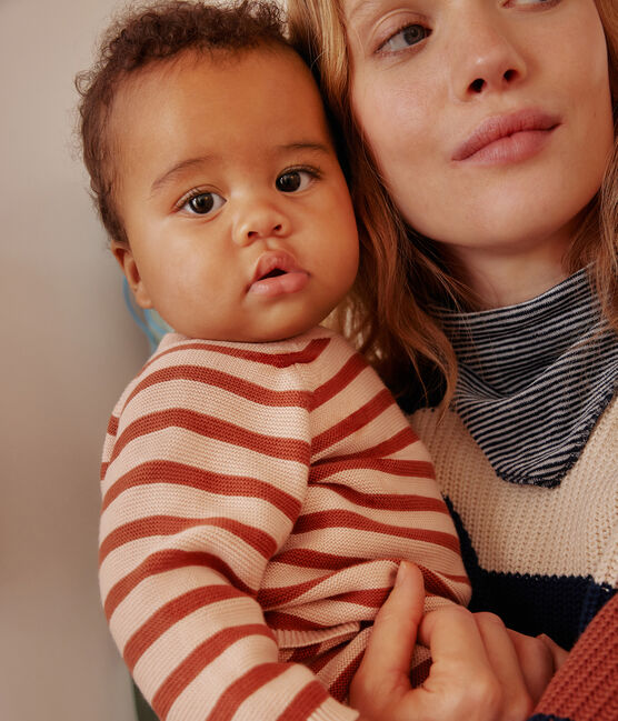 Ensemble 2 pièces en tricot de coton bébé SALINE/ FAMEUX