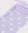 2 paires de chaussettes enfant en coton imprimé coeurs variante 1