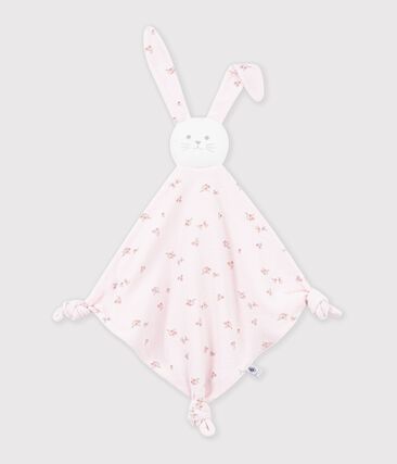 Doudou bébé en coton imprimé à fleurs