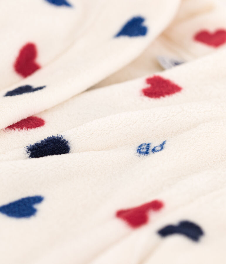Robe de chambre en polaire enfant blanc AVALANCHE/ MULTICO