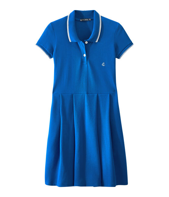 Robe femme inspirée du polo bleu PERSE