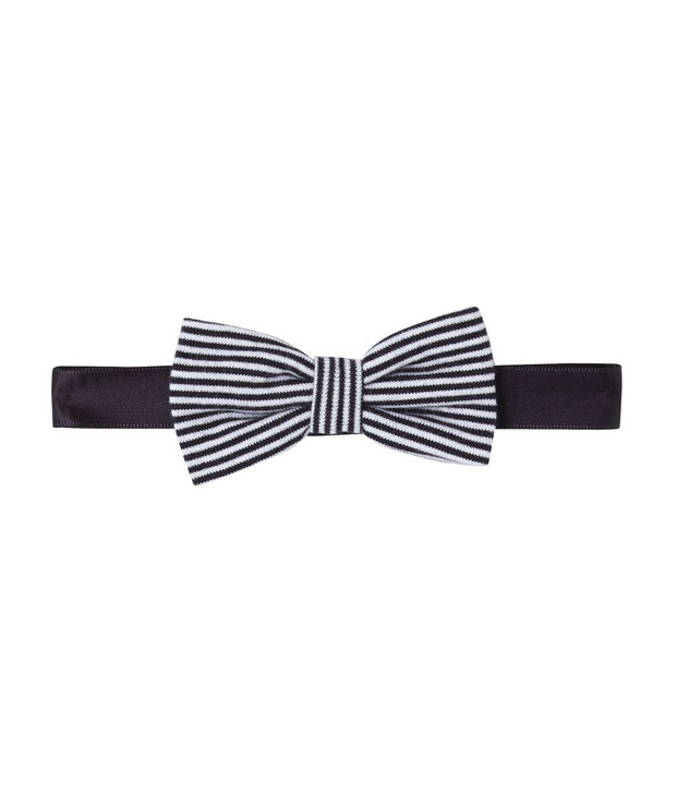 N&oelig;ud papillon enfant gar&ccedil;on bleu/blanc