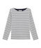 Marinière iconique femme beige COQUILLE/bleu SMOKING