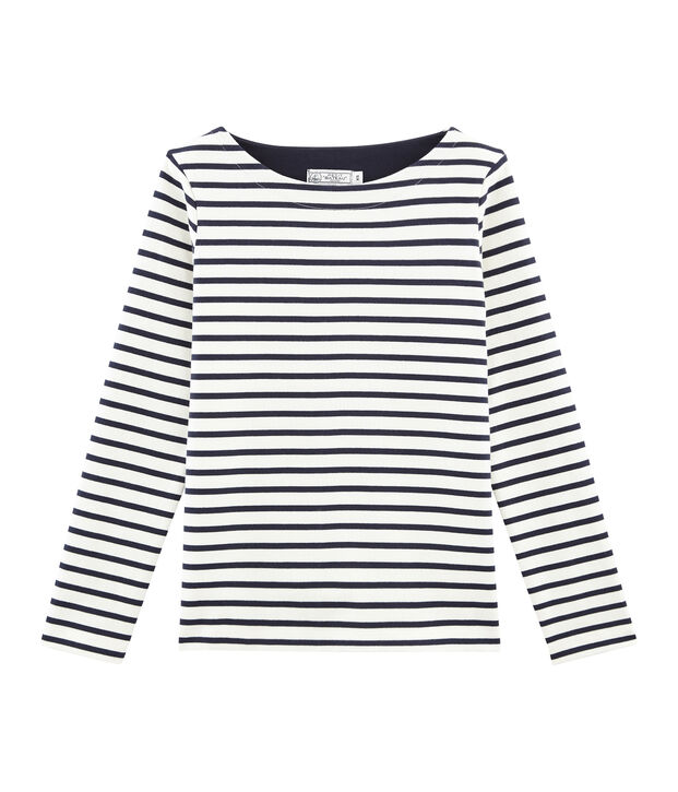 Marini&egrave;re iconique femme blanc/bleu