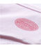 Boxer fille rayé milleraies rose VIENNE/blanc ECUME