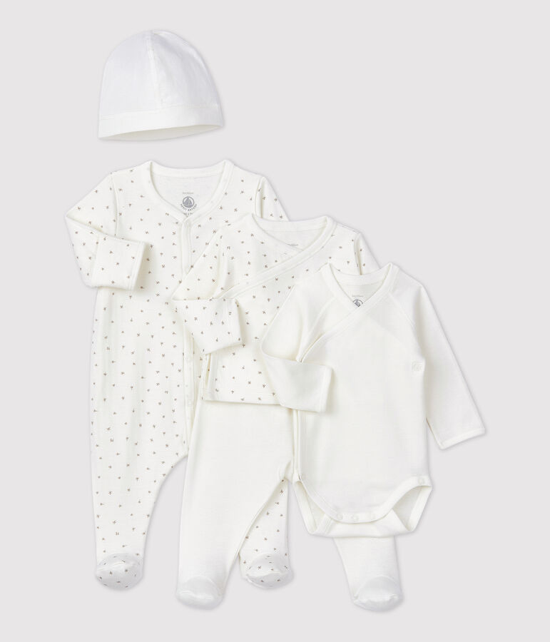 Kit des premiers jours de b&eacute;b&eacute; en coton biologique multicouleur