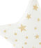 Coussin bébé en côte blanc MARSHMALLOW/jaune OR