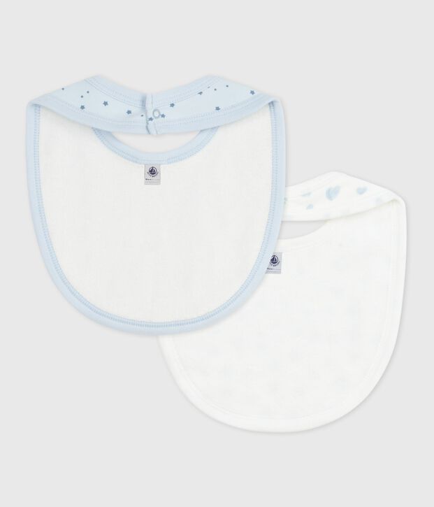 Lot de bavoirs b&eacute;b&eacute; en coton imprim&eacute; multicouleur