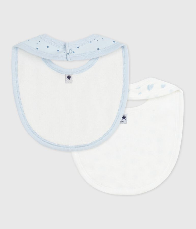 Lot de bavoirs b&eacute;b&eacute; en coton imprim&eacute; multicouleur