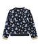 Sweatshirt enfant fille bleu/multicouleur
