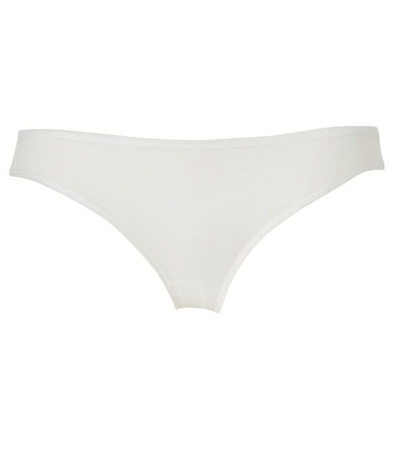 Culotte femme en coton léger blanc LAIT