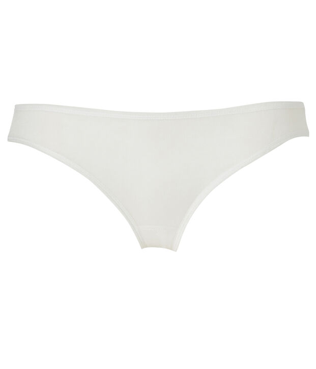 Culotte femme en coton l&eacute;ger blanc