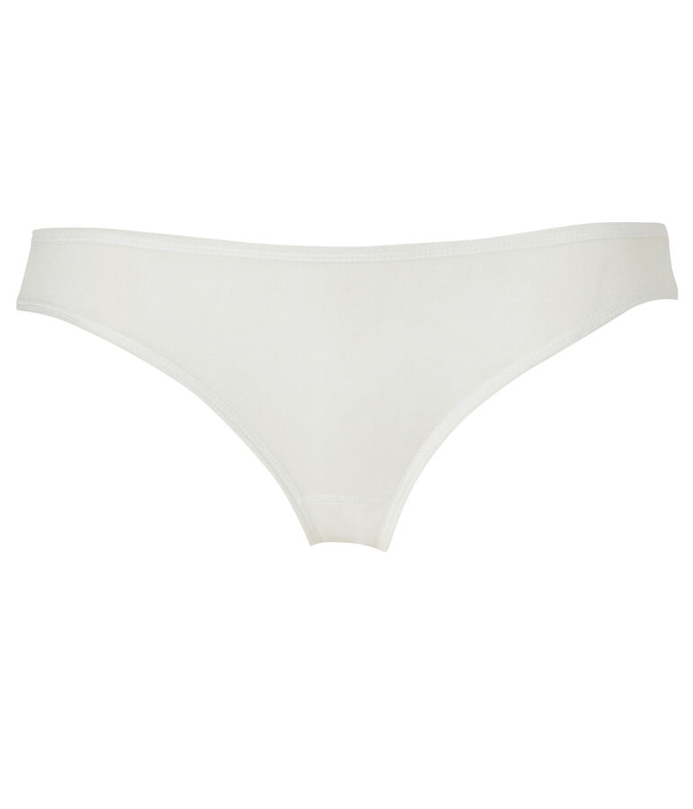 Culotte femme en coton l&eacute;ger blanc