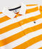 Polo manches courtes en jersey enfant garçon jaune TEHONI/blanc MARSHMALLOW