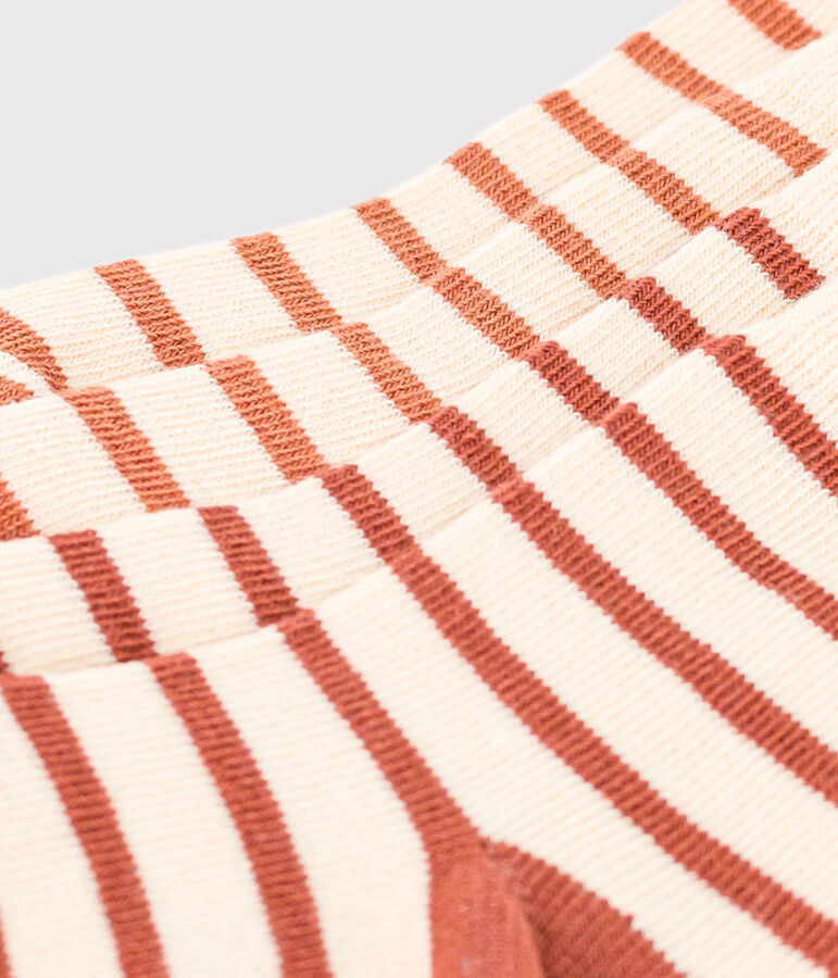 Lot de 2 paires de chaussettes rayures b&eacute;b&eacute; multicouleur