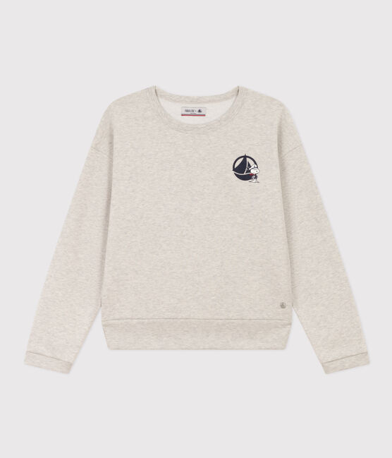 Sweatshirt en molleton Femme gris BELUGA CHINE