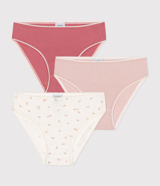 Lot de 3 culottes en coton et élasthanne enfant variante 1