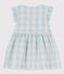 Robe en popeline vichy bébé BOLDAIR/ MARSHMALLOW