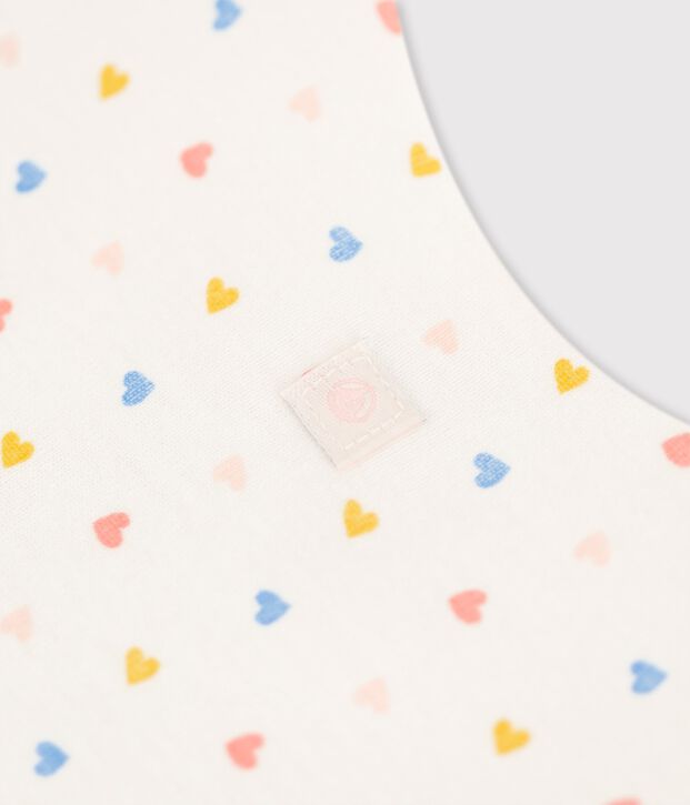 Gigoteuse b&eacute;b&eacute; en coton biologique blanc/multicouleur