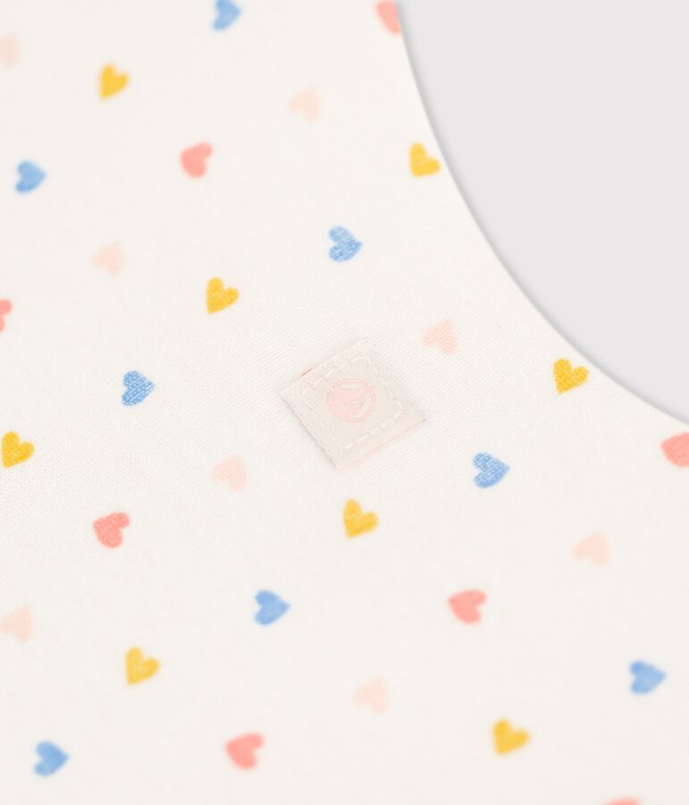 Gigoteuse b&eacute;b&eacute; en coton biologique blanc MARSHMALLOW/blanc MULTICO