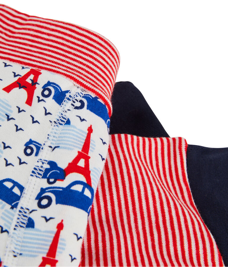 Duo de boxers petit gar&ccedil;on multicouleur