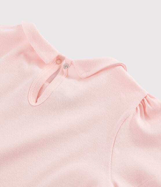 Tee-shirt manches courtes en coton enfant fille rose MINOIS